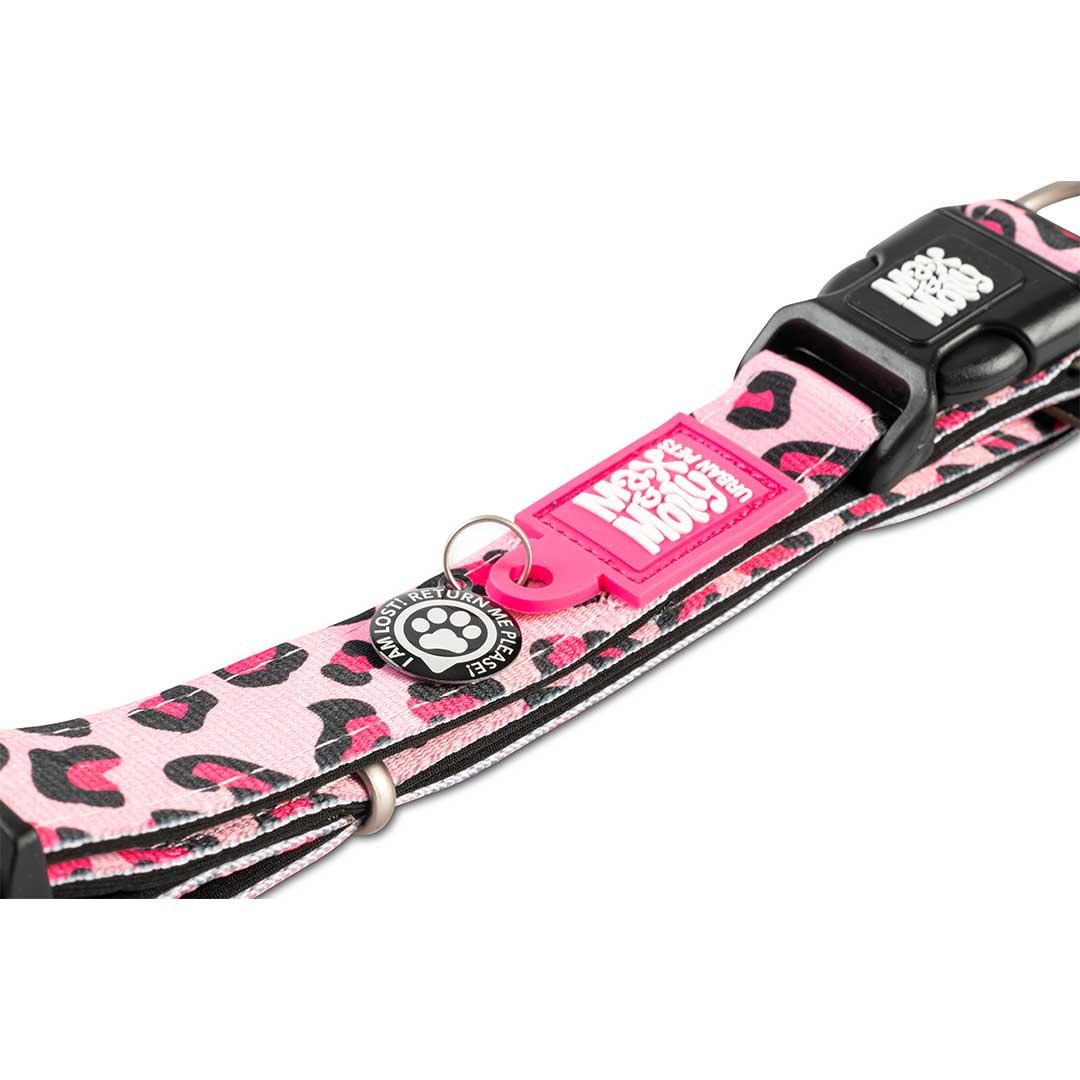 GOTCHA! Smart ID Collar - Leopard Pink