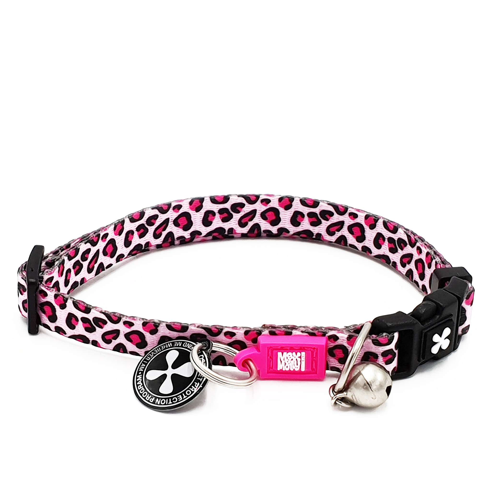 Smart ID Cat Collar - Leopard Pink - Max & Molly Urban Pets